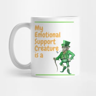 My Emotional Support Creature is a Leprechaun Mug